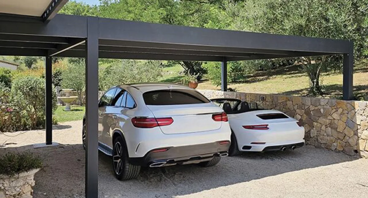 Carport en aluminium sur mesure à Libourne