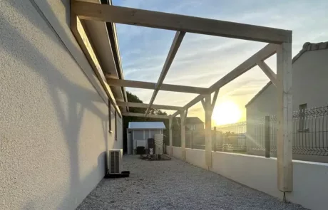 Carport en bois sur mesure à Libourne